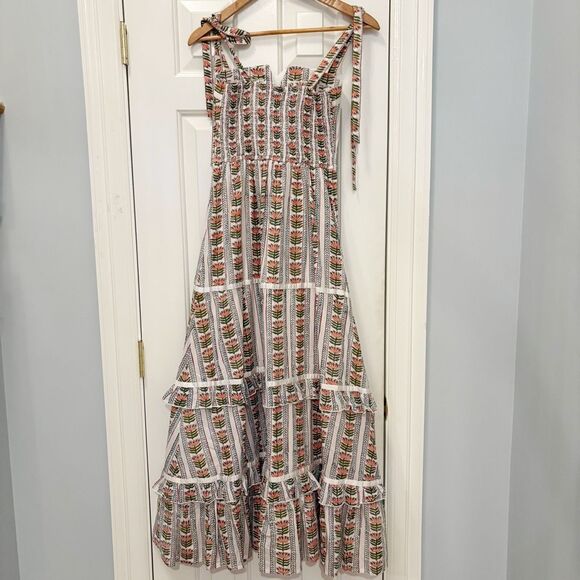 NWT Chakeris Floral Dress Size XS $178.00 Block Print - Picture 5 of 8